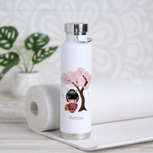 Bouteille D'eau Poupée Sakura Kokeshi - Geisha Girl