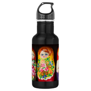 Bouteille D'eau Poupées colorées de Matryoshka