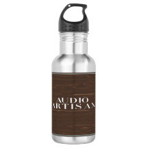 Bouteille d'eau pour artiste audio