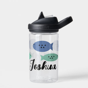 Bouteille d'eau pour enfants à motif géométrique d