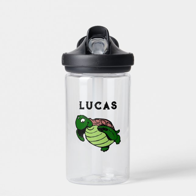 Bouteille d'eau pour enfants personnalisée - Nom - (Avant)