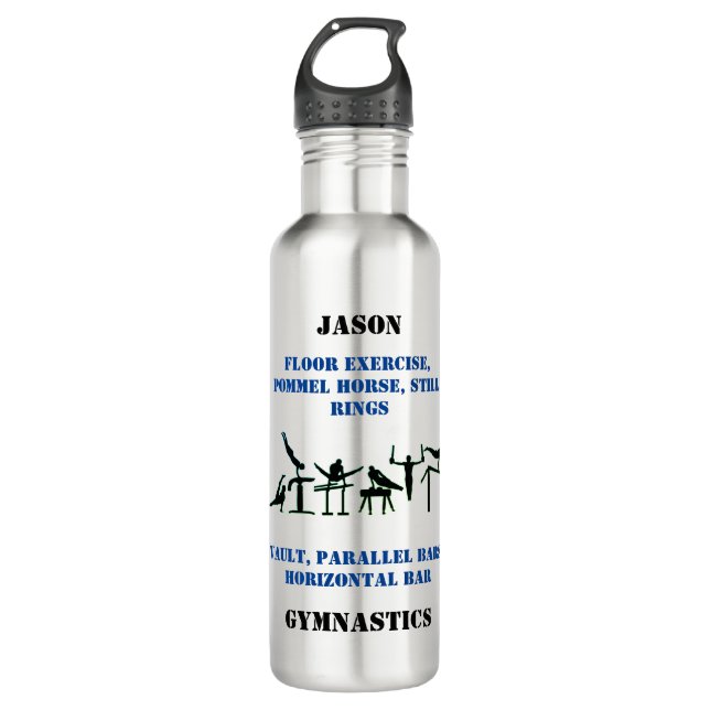 Bouteille d'eau pour gymnastique masculine (Devant)