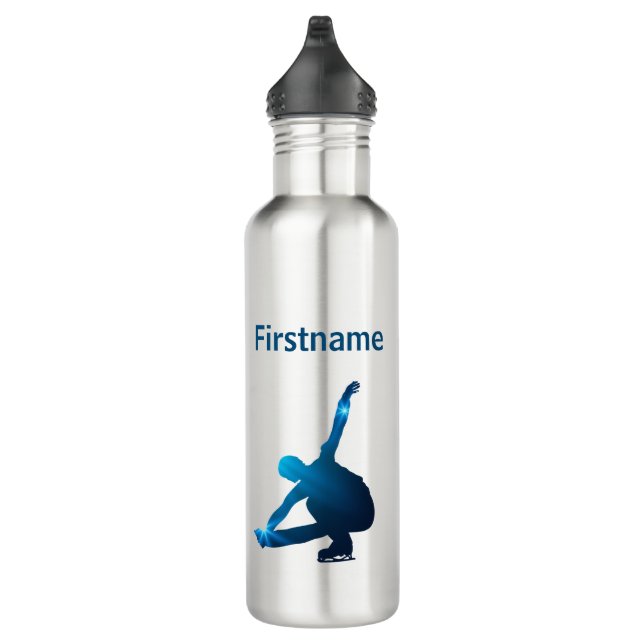 Bouteille d'eau pour patineur artistique - étoiles (Droite)