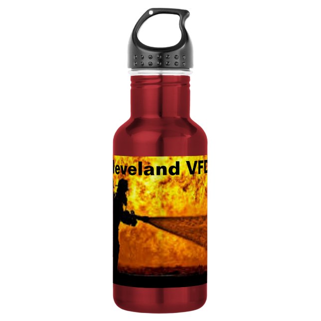Bouteille d'eau pour pompier Cleveland VFD (Devant)