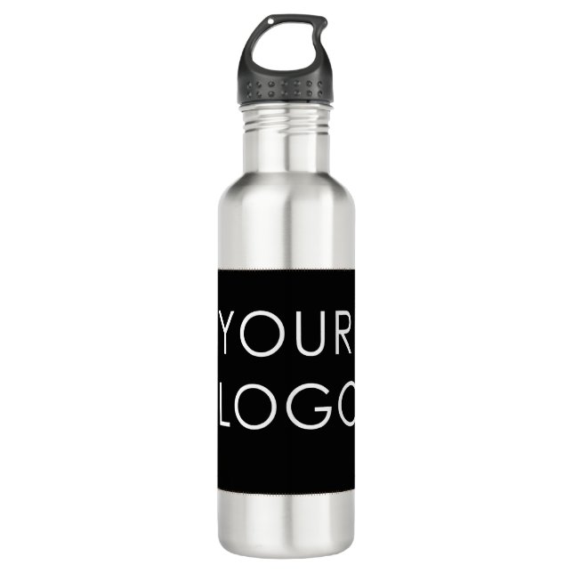 Bouteille D'eau Promo du logo de l'entreprise professionnelle mode (Devant)