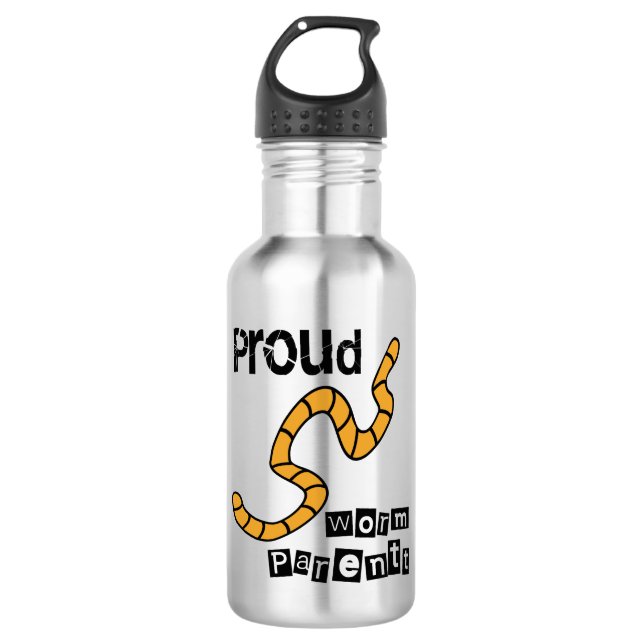 Bouteille D'eau Proud Worm Parent (Devant)