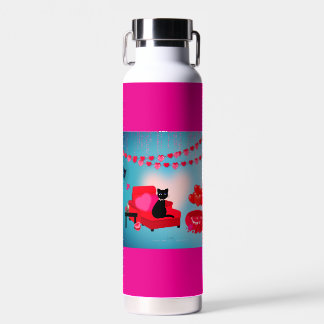 Bouteille D'eau Purr Love - Cupid - Sac Cadeau Chat
