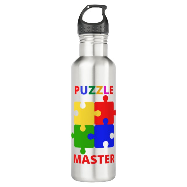 Bouteille D'eau Puzzle Master (Devant)