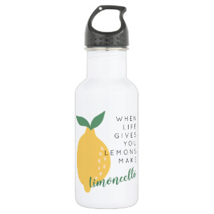 Bouteille D'eau Quand La Vie Vous Donne Des Citrons Font Du Limonc