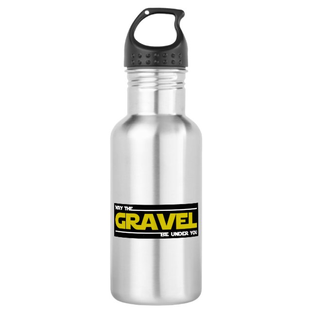 Bouteille D'eau Que Le Gravel Soit Sous Vous (Devant)