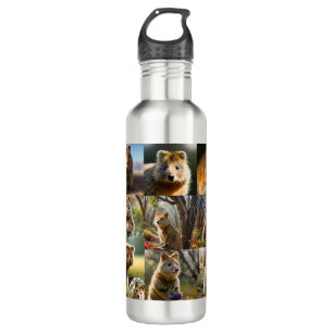Bouteille D'eau "Quokka Chronicles : Un Collage De Photos Plein De