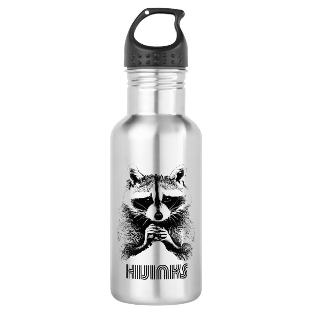 Bouteille D'eau Raccoon Hijinks (Devant)