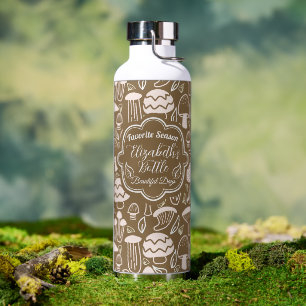 Bouteille D'eau Rafraîchisseur à la Crème Brun Champignon