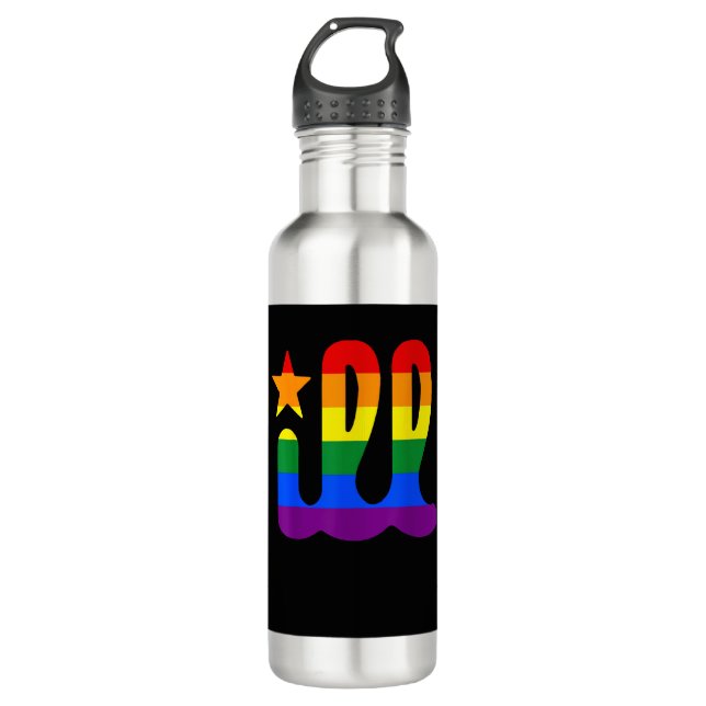 Bouteille D'eau Rainbow Pride Amour ill Philadelphia Philly Gay Pr (Devant)