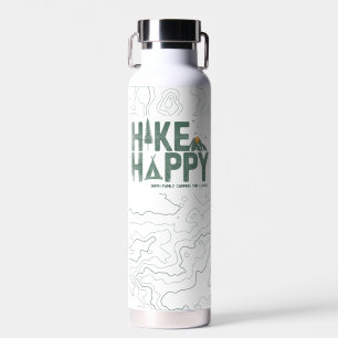 Bouteille D'eau Randonnée Happy Camper Hiker Famille de Randonnées