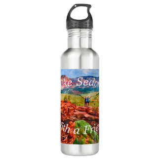 Bouteille D'eau Randonnée Sedona avec un ami