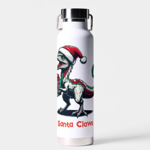 Bouteille D'eau rapace de Noël Santa hat