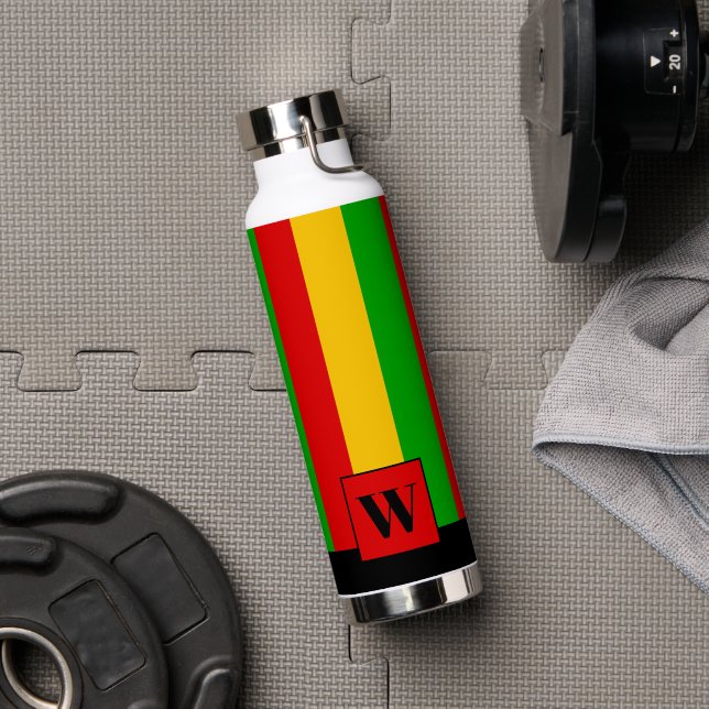 Bouteille D'eau Rasta Striped Monogram Reggae (Salle de sport (pivotée))