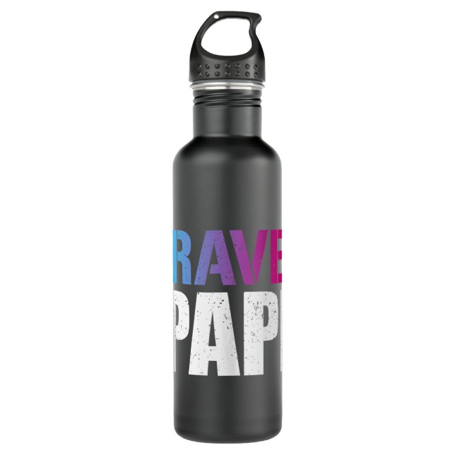Bouteille D'eau Rave Papi - EDM Music Festival Raver Daddy Pères (Devant)