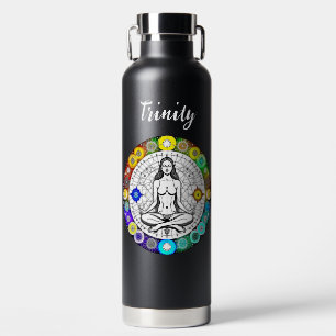 Bouteille D'eau Rechercher la méditation sérénité Spirituelle Pers
