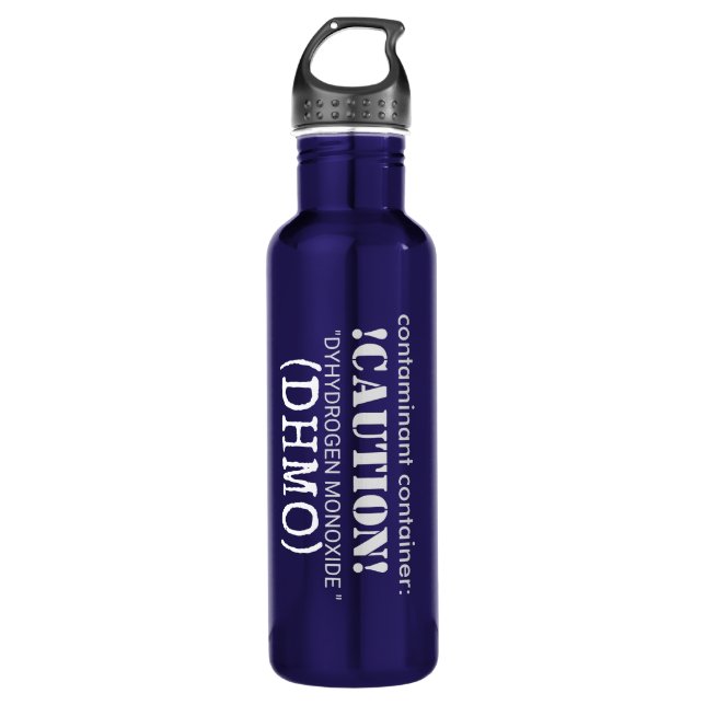Bouteille D'eau Récipient drôle/éducatif de l'eau ! (Devant)