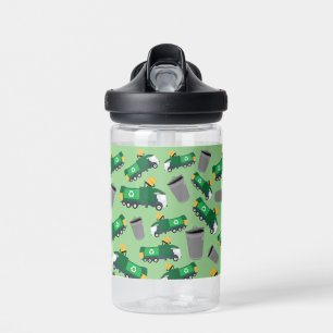 Bouteille D'eau Recyclage Motif de camion-poubelle