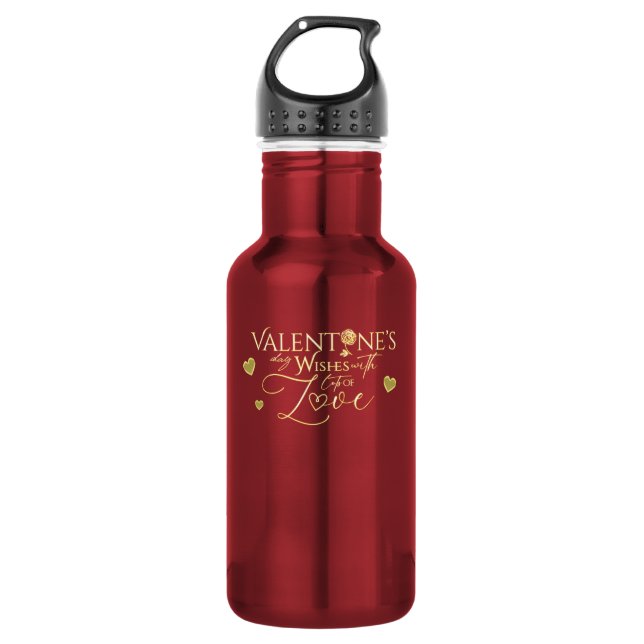 Bouteille D'eau Red Valentine's Day Gifts (Devant)