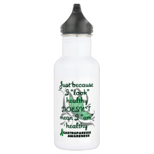 Bouteille D'eau "Regardez" gastroparésie saine/papillon…