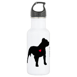 Bouteille D'eau Règle de Pitbulls ! L'autre bave de chiens !