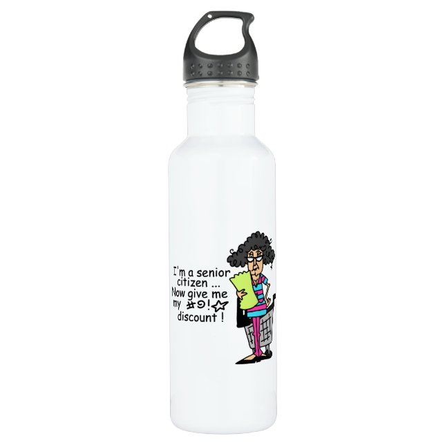 Bouteille D'eau Remise aux seniors (Devant)