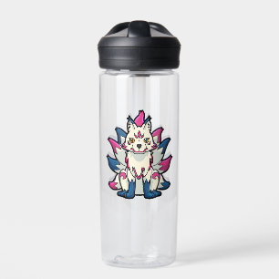 Bouteille D'eau Renard à neuf queues Kitsune - Yokai japonais