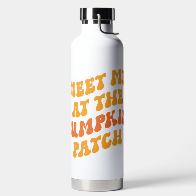Bouteille D'eau Rencontrez-Moi Au Patch Citrouille (Droite)