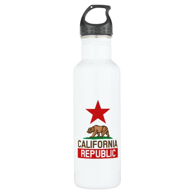 Bouteille D'eau République de Californie (Devant)