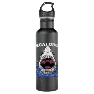 Bouteille D'eau Requin géant Megalodon Monster Requin rétro pour e
