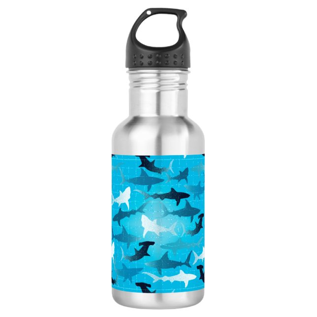 Bouteille D'eau requins ! (Devant)