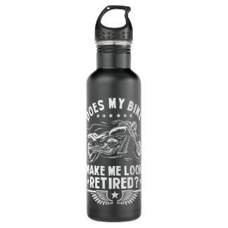 Bouteille D'eau Retired Biker Motorcycle Owner Ex Bike Rider Retir