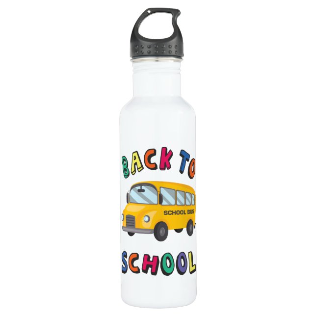 Bouteille D'eau Retour à l'école (Devant)