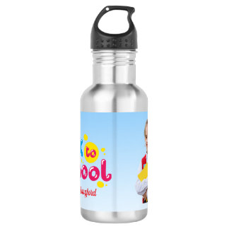 Bouteille D'eau Retour à l'école Enfants Mignons Étudiant 