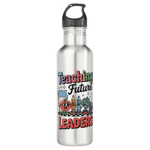 Bouteille D'eau Retro Enseigner les futurs leaders Enseignant Supe