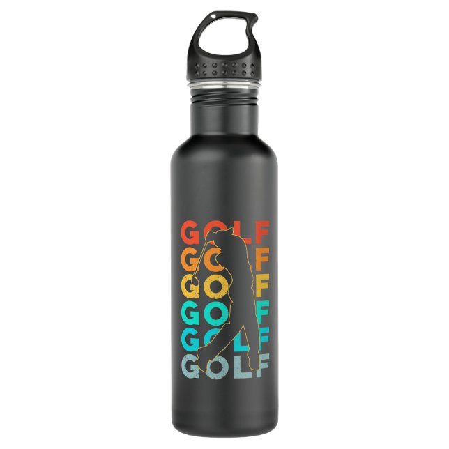 Bouteille D'eau Retro Golfer (Devant)