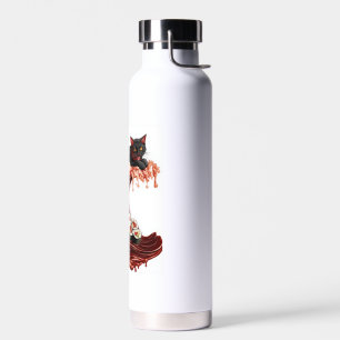 Bouteille D'eau Rêves de chat Sushi Chat de nourriture japonaise
