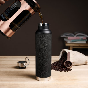 Bouteille D'eau Revêtement en cuir noir