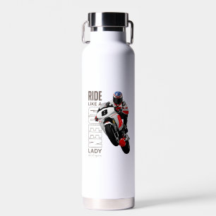 Bouteille D'eau Ride Like a Queen Thor Cuivre sous vide isolé