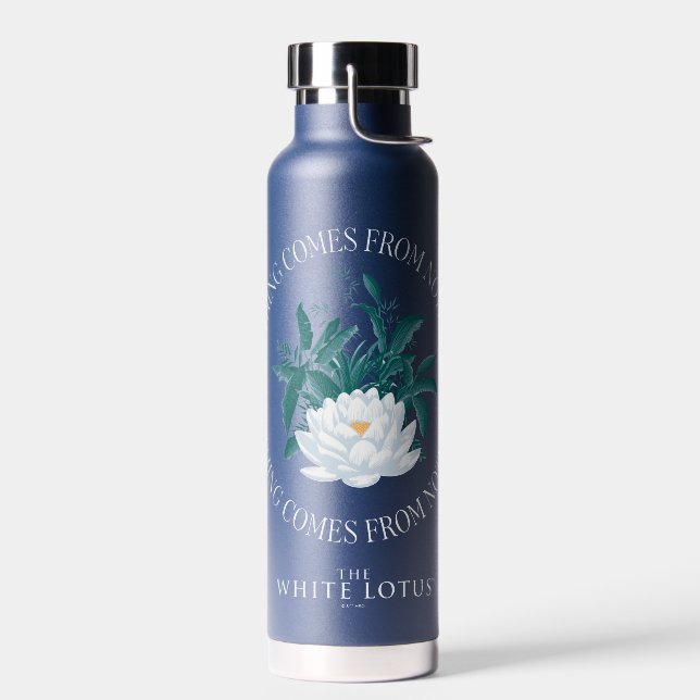 Bouteille D'eau Rien Ne Vient De Rien - Le Lotus Blanc (Gauche)