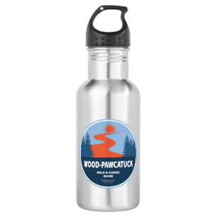 Bouteille D'eau Rivière Pittoresque Et Sauvage Du Bois De Pawcatuc