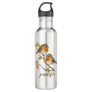 Bouteille D'eau Robin Redsein Birds - Mug de voyage personnalisé