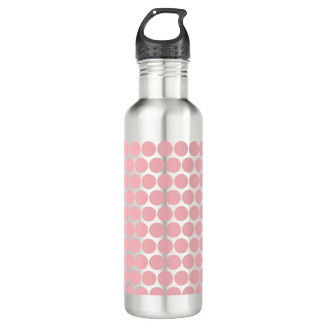 Bouteille D'eau Rose de cristal couleur printemps été (Devant)