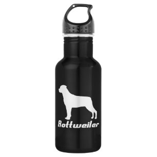 Bouteille D'eau Rottweiler noir