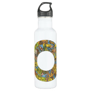 Bouteille D'eau Rouage du Zodiaque Céleste Vintage Astrologique