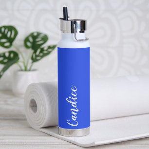 Bouteille D'eau Royal Blue Mariage personnalisé Bridesmaid